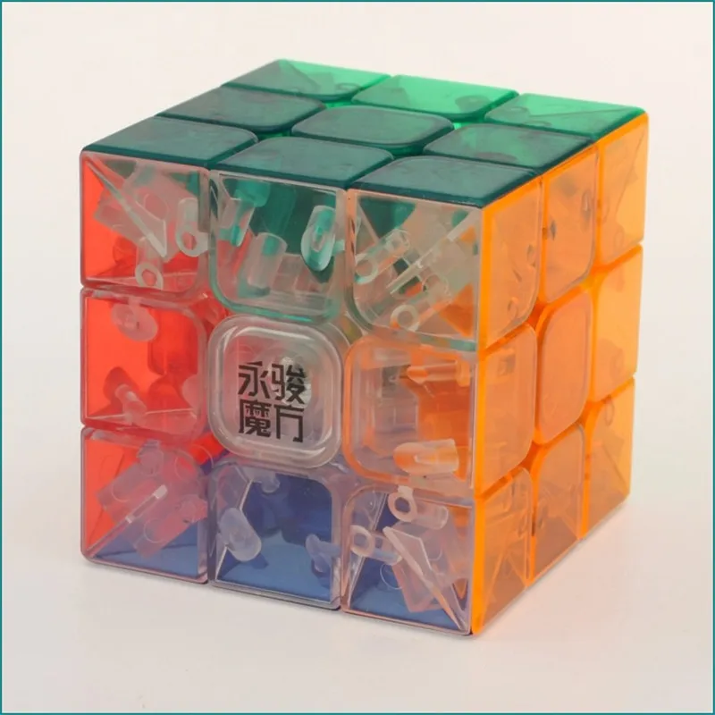 Прозрачность 3 слоя куб головоломка игрушка магический куб 3x3x3 профессиональный спичечный куб игрушки для детей развивающие Подарочные игрушки