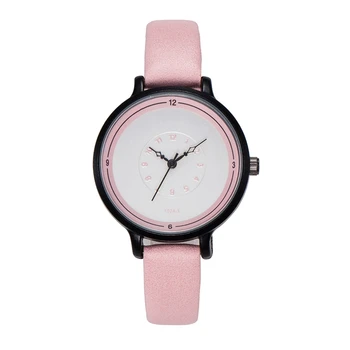 

2019 Newest Fashion Fashion Student Quartz Watch Women Girl Roman PU Leather Band Wrist Bracelet Watches