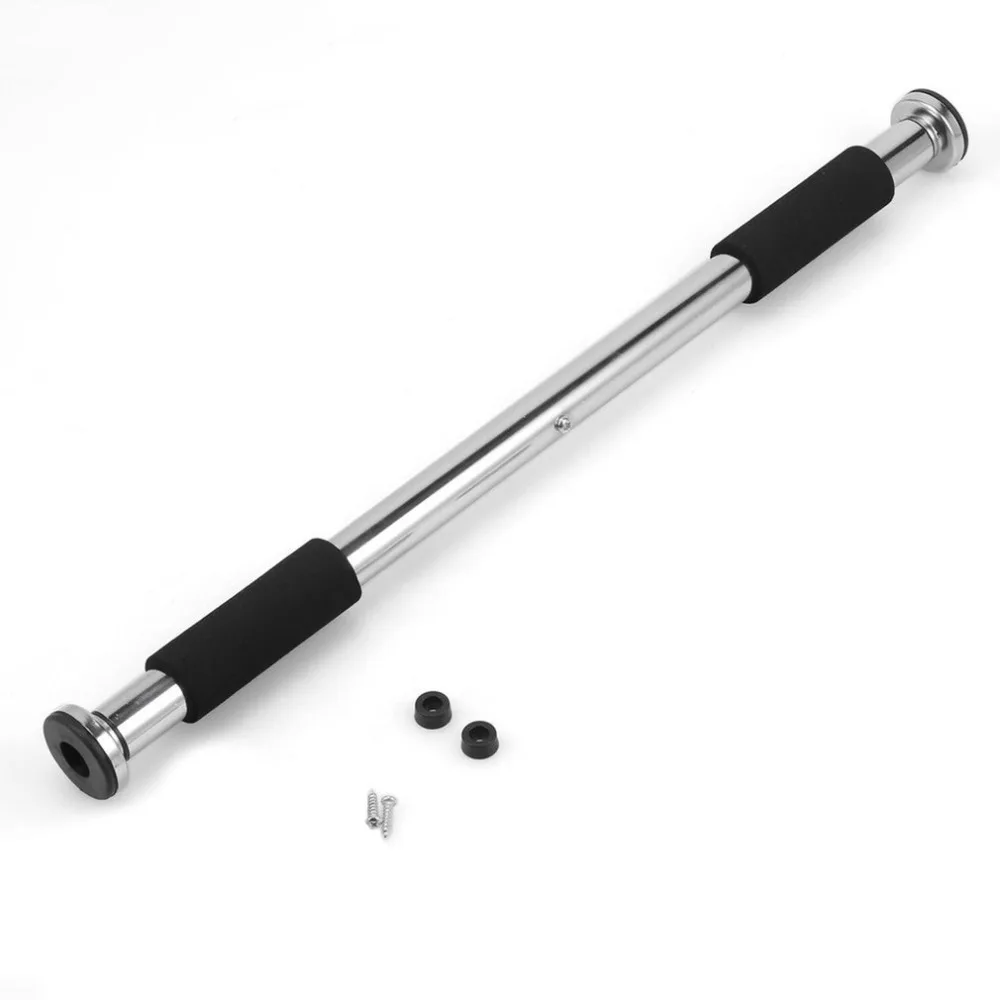 

Steel 100kg Adjustable Door Horizontal Bars Exercise Workout Chin Up Pull Up Training Bar Sport Fitness Equipments for Home Gym