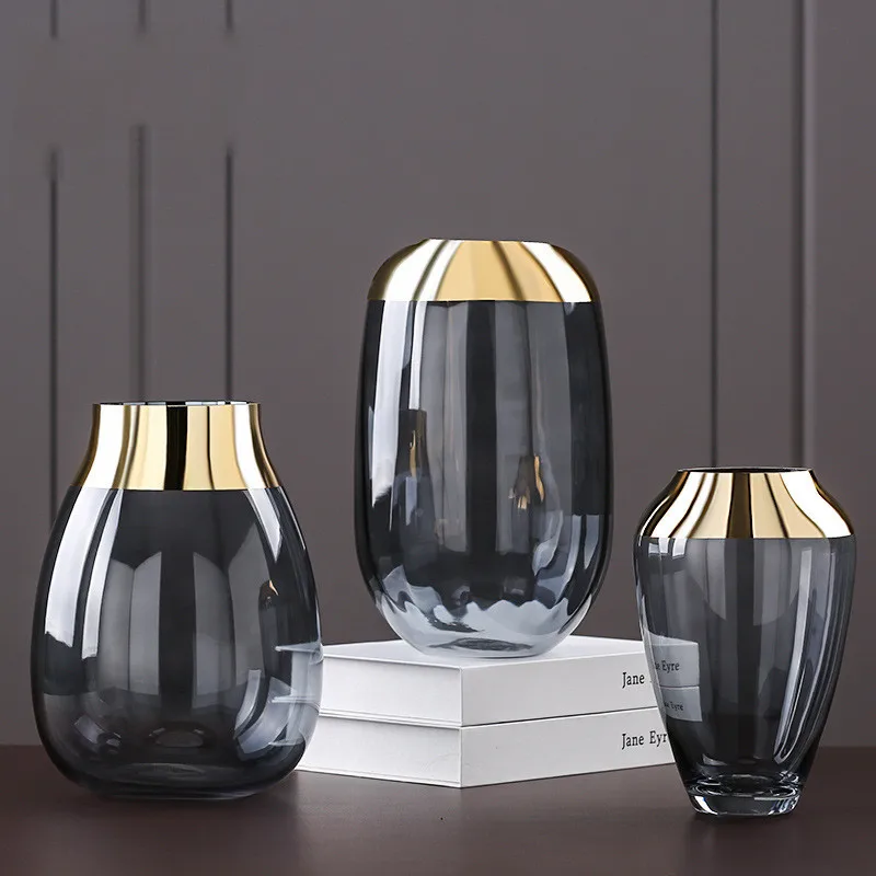 glass flower vase tabletop vases fashion european vases05