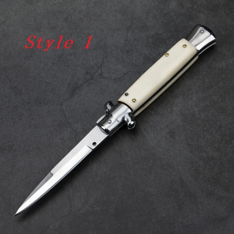 Folding Knife multi-function Survival Knife Stainless Steel Outdoor Hunting Multitool Camping Tactical Pocket Knives EDC Tools - Цвет: Style 1