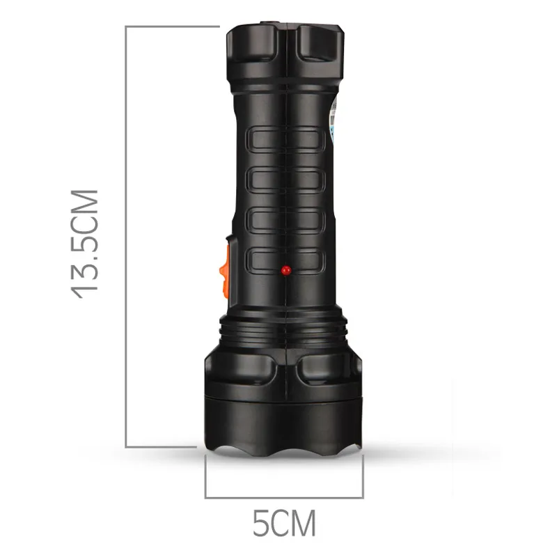 

YAGE-3738 Led Flashlight Rechargable Torch Built-in Battery Light 2-mode Lanterna Linterna Lampe Torche EU/USA/UK Plug