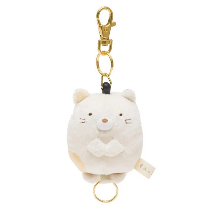 

1 Pc new Kawaii Japan Corner Biology Flexible KeyChain Sumikko Corner Animal Cartoon Plush Toy Keychain Pendant Bag gifts