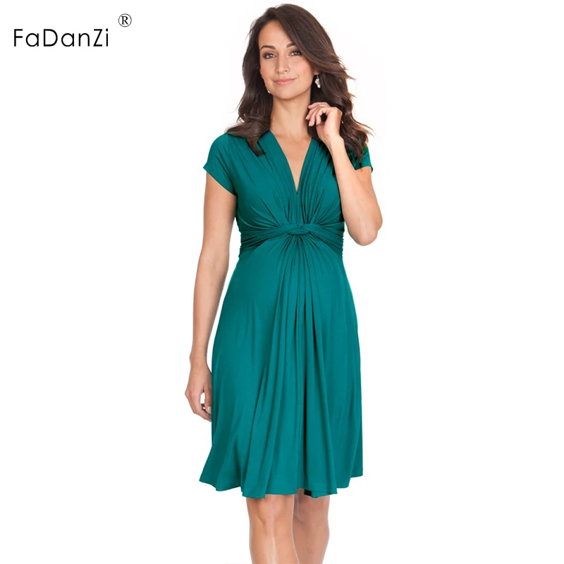 summer maternity dress V-neck excellent sexy pregnant women short skirt pregnancy clothing pregnant women skirt pregnant clothes