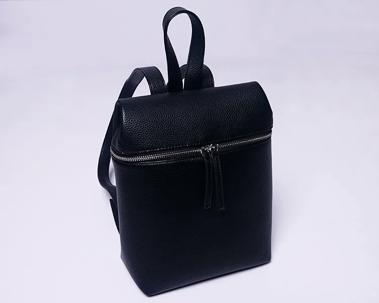 Atinfor, брендовый минималистичный дизайнерский маленький рюкзак из искусственной кожи, женский белый и черный рюкзак, Женский Повседневный Рюкзак Для Путешествий