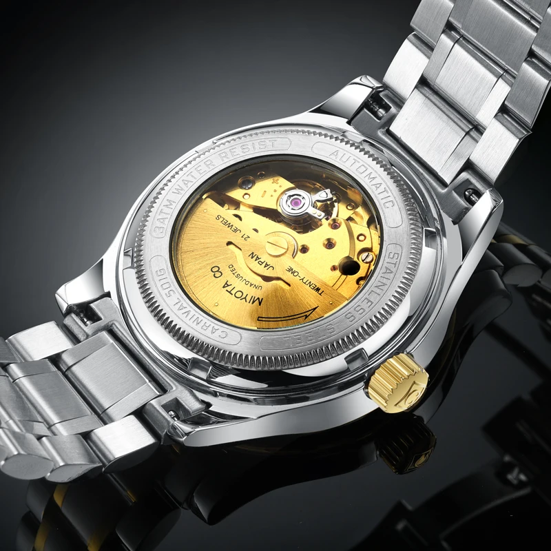 T25 Тритий часы для мужчин карнавал для мужчин s лучший бренд класса люкс автоматические механические часы Бизнес наручные часы relogio masculino