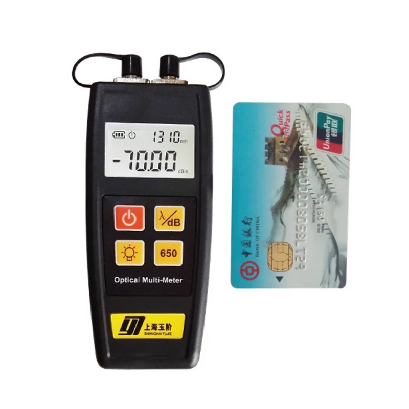 

YJ-550C Fiber Optic Mini Multi-meter Optical Power Meter -50~+26dBm with Visual Fault Locator 1mw