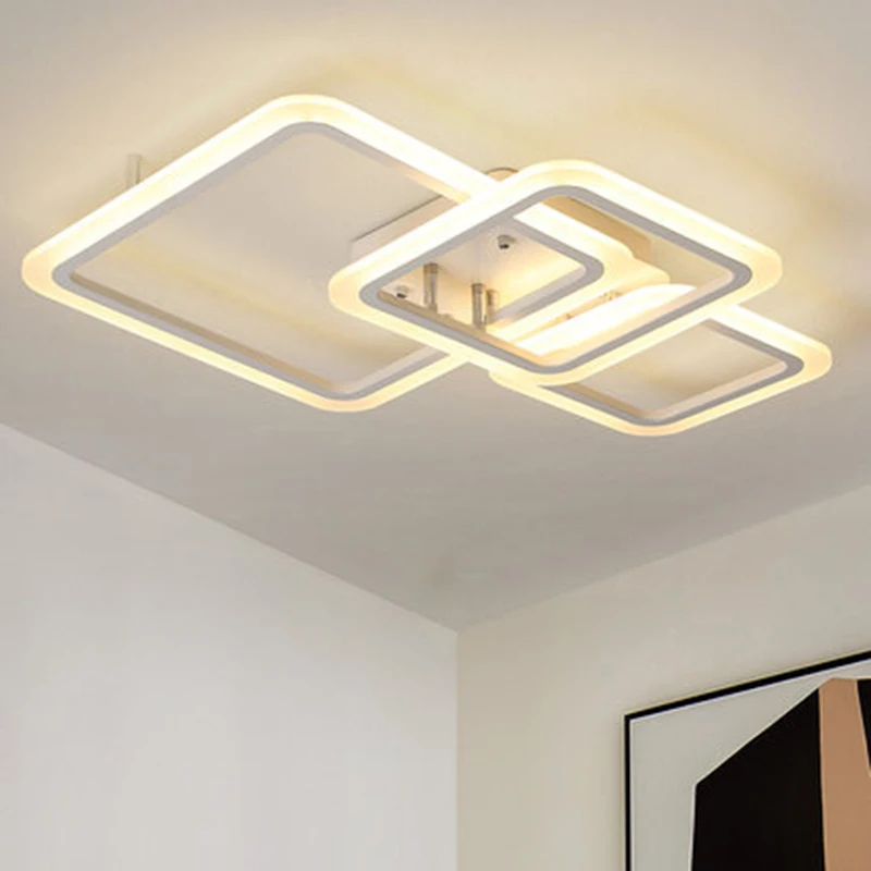 

Modern LED Ceiling lights for lampada led living room bedroom Concise fashion indoor lighting ceiling lamp led strip Acrylic