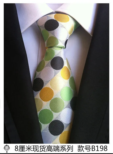 (1 шт./лот) 100% шелк Мужская галстук тонкий Gravatas Седа 8 см DOS Homens жаккард связей Пейсли