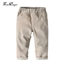 Tem Doger/штаны для малышей г. Осенние вельветовые брюки для новорожденных одежда для малышей Штаны унисекс повседневные брюки для малышей от 3 до 24 лет