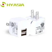 HYASIA Складная мини-разъем USB Зарядное устройство Универсальный мобильный телефон Зарядное устройство для путешествий 5V 2.1A Быстрая зарядка для телефона, дорожная сумка для телефона, Зарядное устройство стены