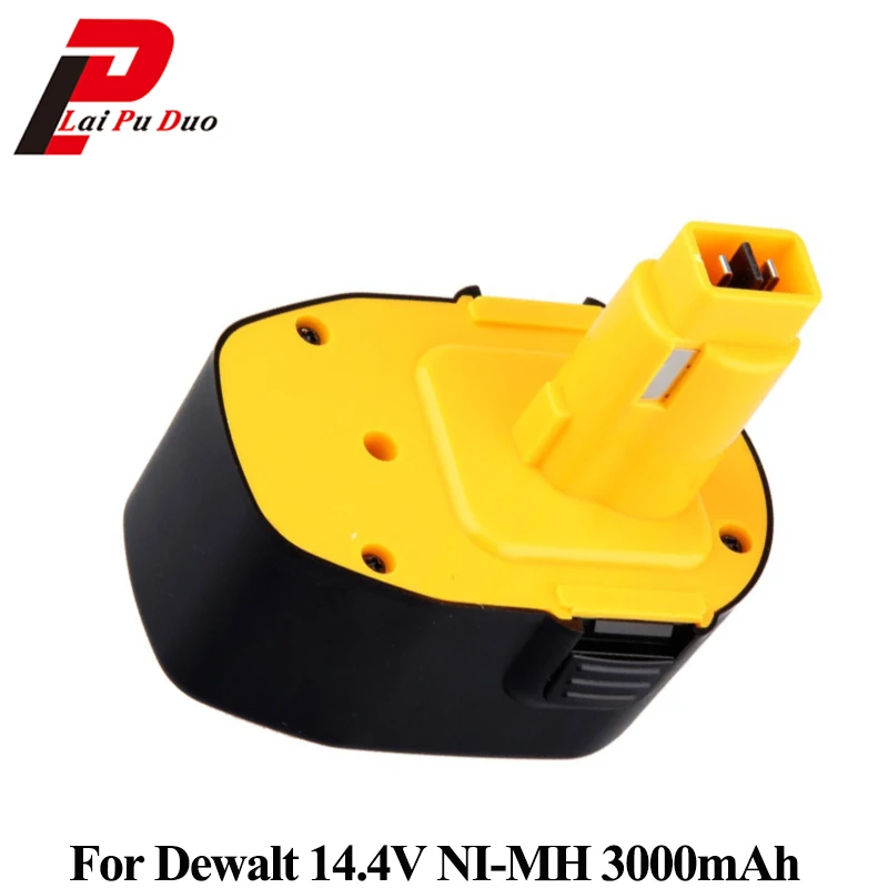 

3.0Ah 14.4V NI-MH Power Tool Rechargeable Battery for Dewalt :DC9091,DW054K-2,DCD930VX,DE9502,DW9091,DE9094,DW928K-2