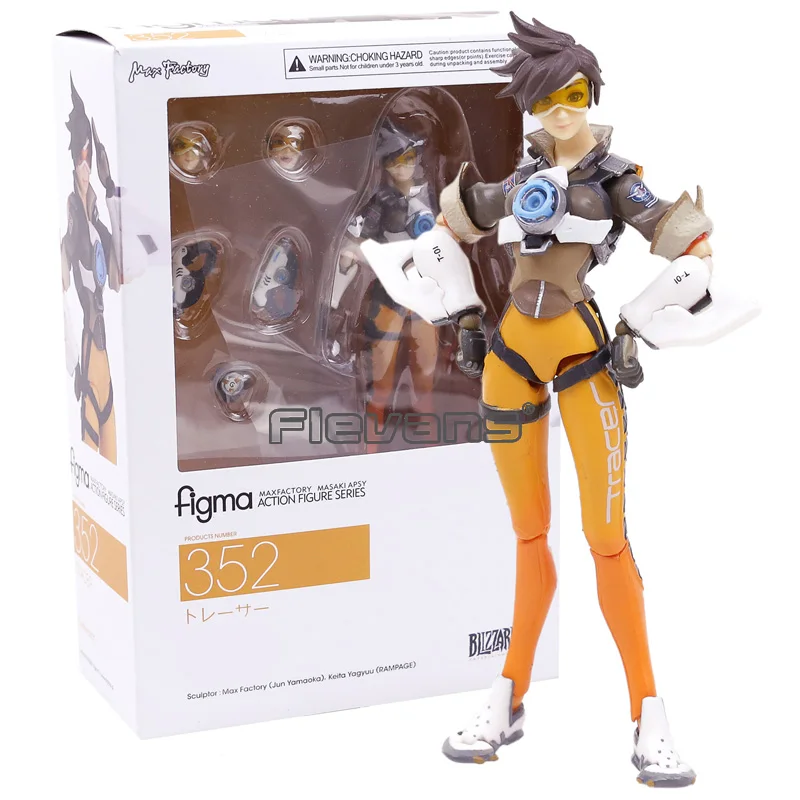 

Figma 352 Game OW Character Tracer PVC Action Figure Loose Toy