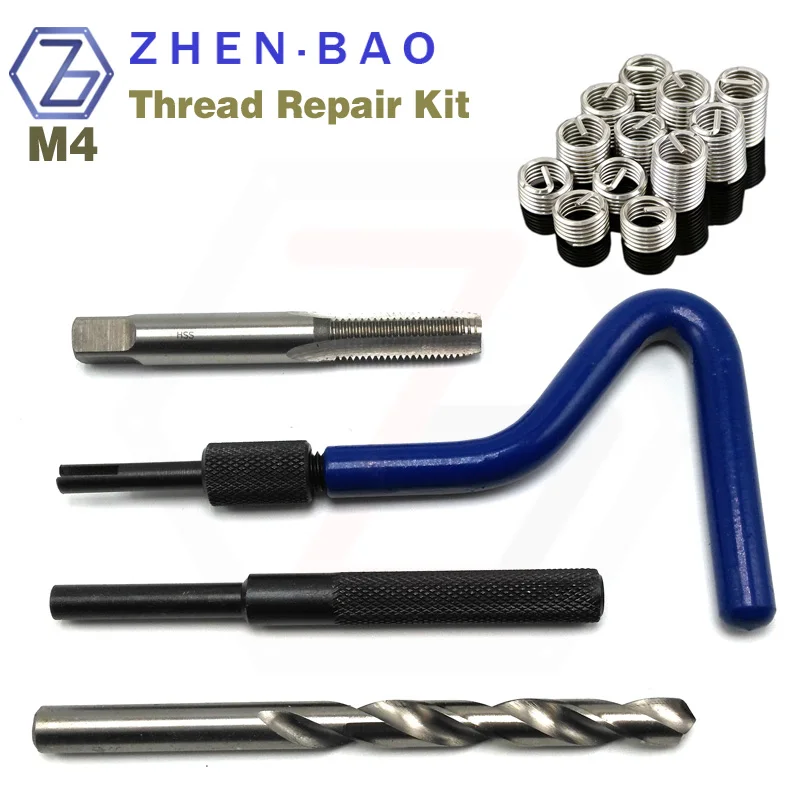 M4 *0.7 , auto car tool helical coil set , high quality Threaded insert