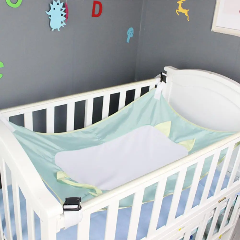 Rede para Recém-nascidos do Bebê Cama para Dormir Ajustável com Net Infantil Seguro Destacável Berço Rede Elástica Kid 8 Cama Para Dormir Seguro Destacável Berço Berço