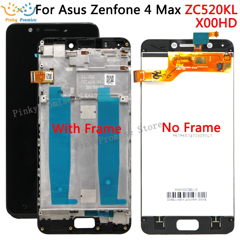 

5.2'' 1280x720 IPS Display For Asus Zenfone 4 Max ZC520KL LCD Touch Screen ZC520KL LCD Digitizer Replacement Parts