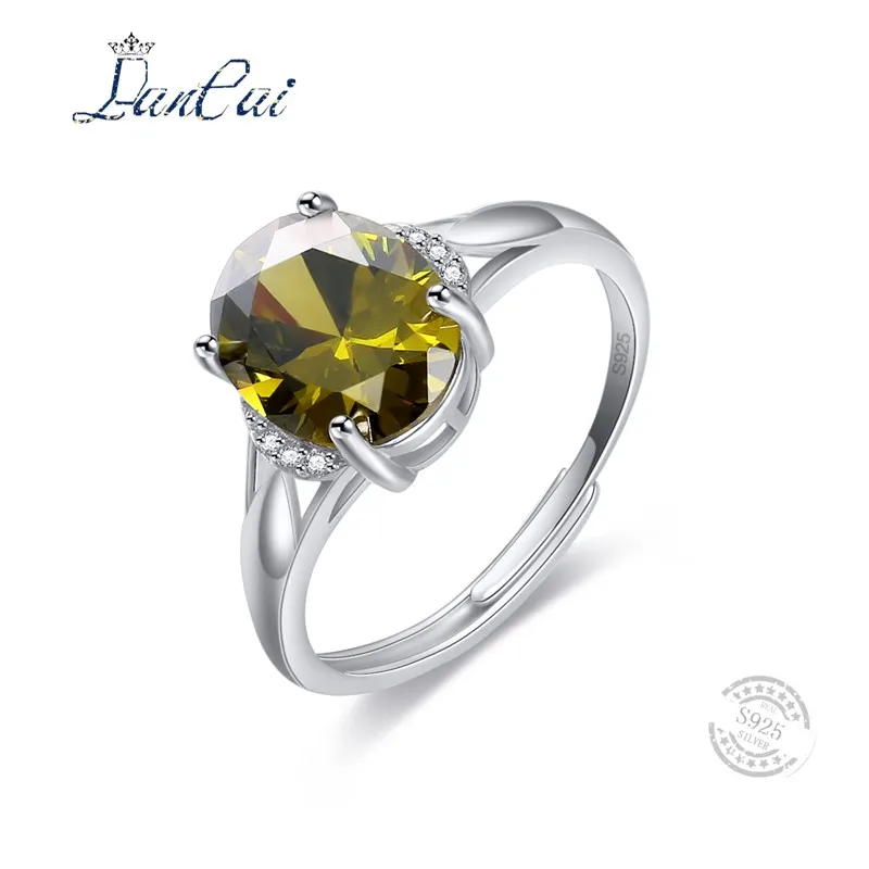 

LANCAI 4ct Period Ring Genuine 925 Sterling Silver Natural Gemstones Ring for Women Fine Jewelry Valentine's Day Romantic Gift
