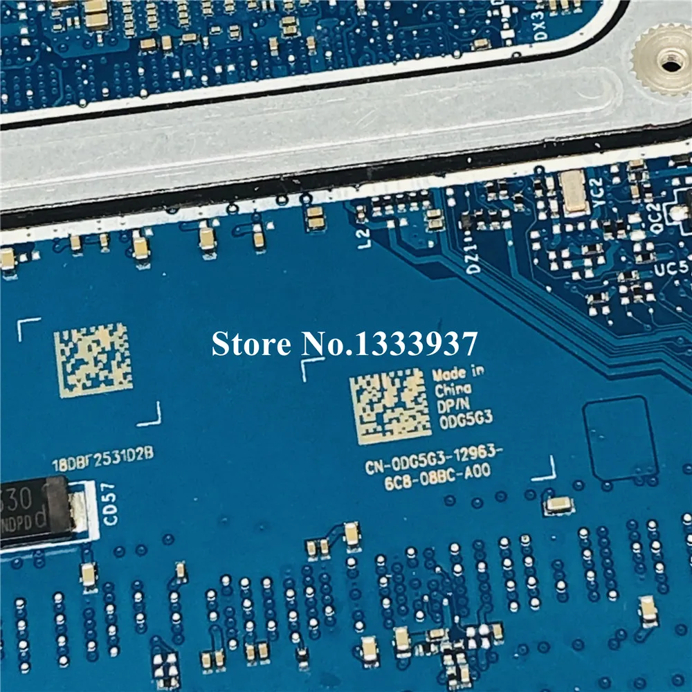 Ideal  BAL21 LA-D802P CN-0DG5G3 Mainboard FOR DELL Inspiron 15 5567 5767 Laptop Motherboard i5-7200U 0DG5G