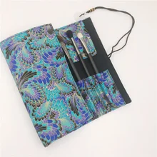 Heng Feng Style Phoenix Cotton Cosmetic Case Portable Storage Makeup Bags Organizer Brush Holder Pen Makeup Brush Storage Bag Heng Feng Style Phoenix Cotton Cosmetic Case Portable Storage Makeup Bags Organizer Brush Holder Pen Makeup Brush Storage Bag
