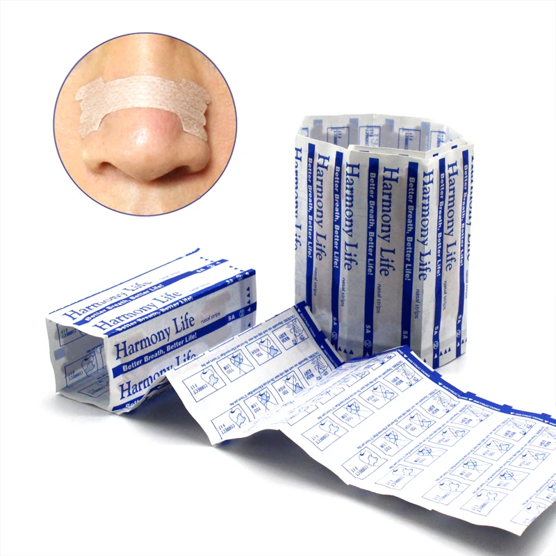 50PCS Harmony Life Anti Snoring Nasal Patch Good Sleep Nasal Stop