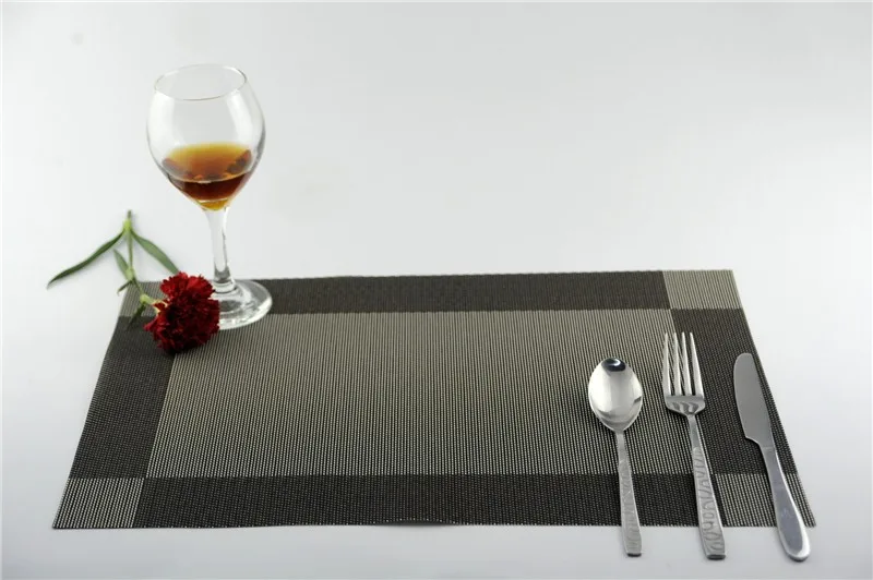 Hot Sales PVC Placemat for Table Mat Pad Drink Wine Coasters 7