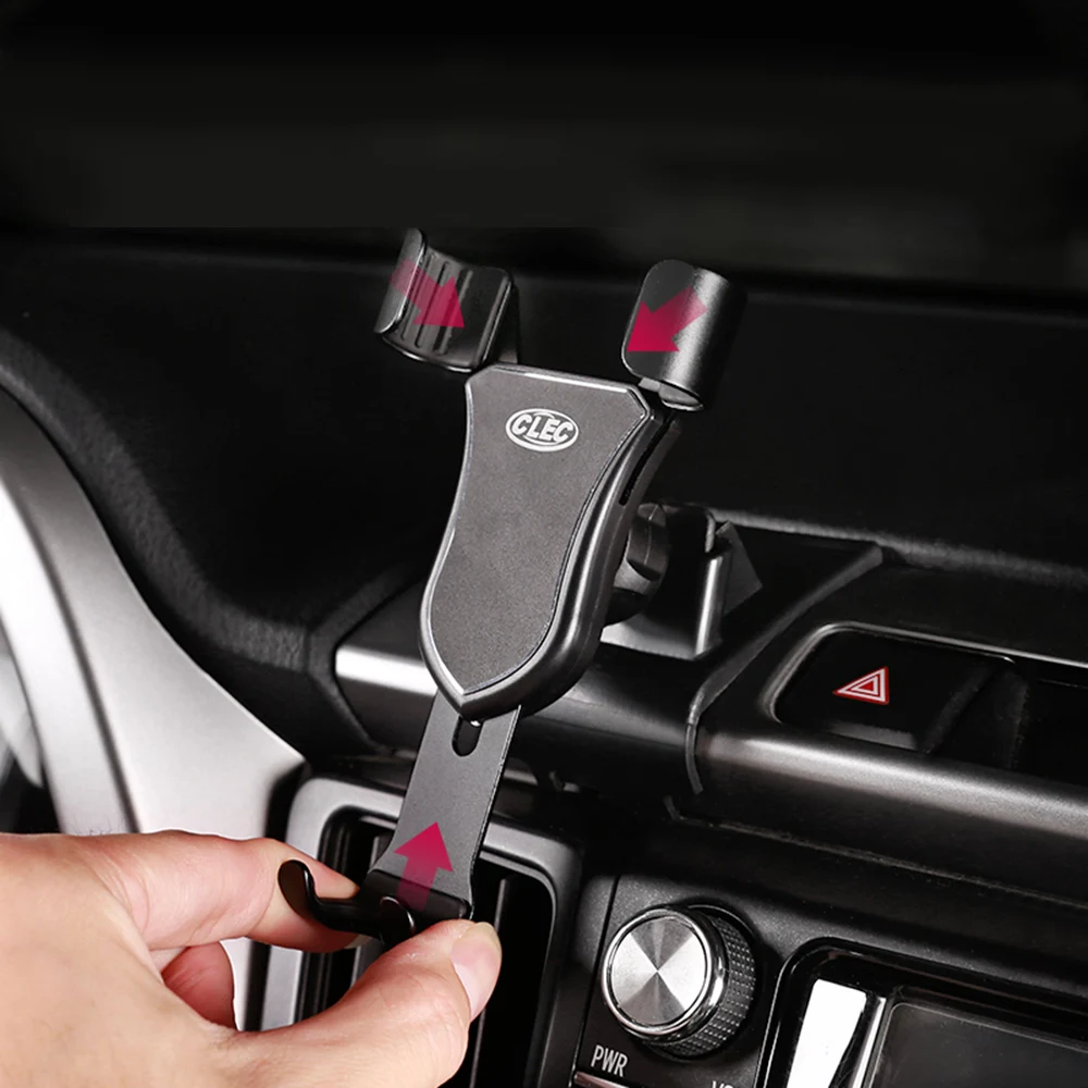 Для Toyota RAV4 Автомобильный держатель для мобильного телефона кронштейн для крепления на вентиляционное отверстие gps подставка вращающаяся на 360 градусов поддержка