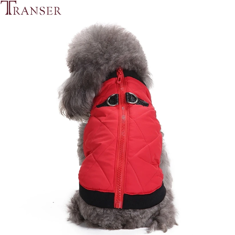 Buy Newly Design Warm Pet Dog Zipper Jacket Leading