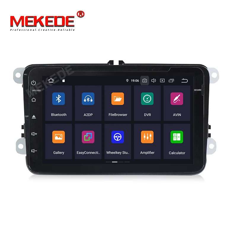 Perfect PX30 series!Mekede Android 9.0 DSP IPS screen Car dvd player for VW/Volkswagen/PASSAT/B5/MK5/GOLF/POLO/TRANSPORTER 2