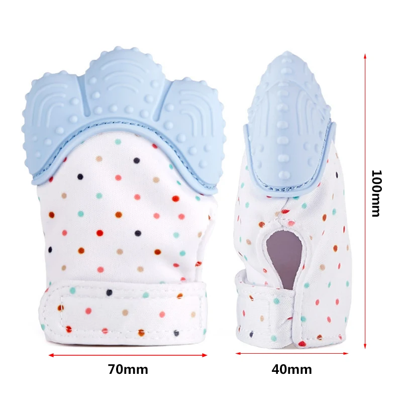 1 шт. Горячие Детские Силиконовые варежки перчатка для режущихся зубов перчатки для новорожденных варежки для кормления TeetherCandy обертка звук Прорезыватели игрушки подарки#264168