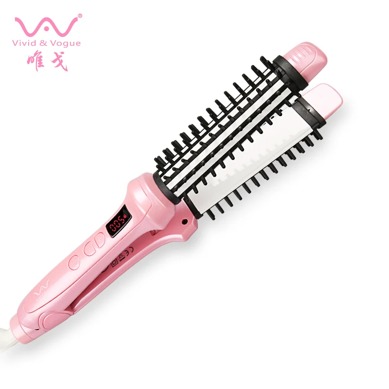 

L Curling Iron Plywood Straight Curly Hair Dual The Buckle Large Volume Short Hair Artifact A Lazy Person Electric Comb