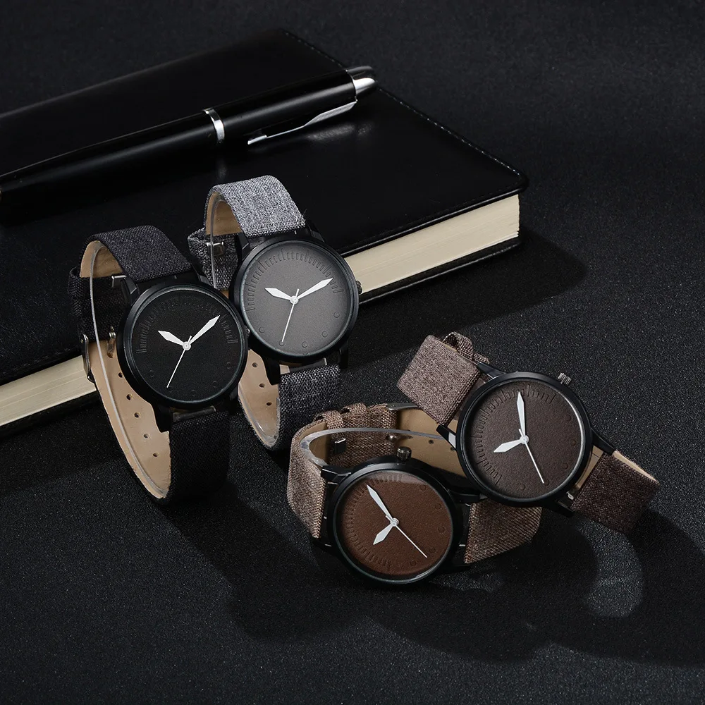

NANBO Mens Watches Luxury Casual Military Quartz Sports Wristwatch Leather Strap Male Black Clock watch relogio masculino
