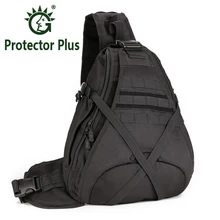 Hombres Mochila de Viaje de Gran Capacidad de Un Hombro Mochila Bolsas Tácticas Freelander Lado Pecho Paquete de 14 pulgadas Bolsa de Ordenador Portátil