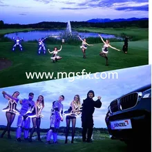 Светодиодные танцевальные костюмы/светильник одежда/ночной клуб костюм платье