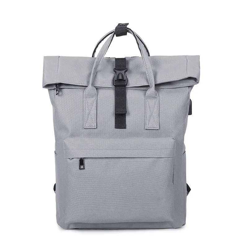 Женский рюкзак из парусины с внешним usb зарядным устройством мужской Mochila Escolar для
