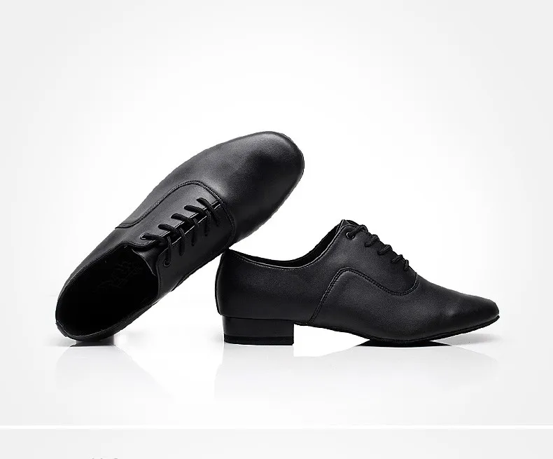 Latin shoes BD Dance Shoes for Men Boy Ballroom Durable Wear Social Dance Genuine Leather Sole Jazz Non-slip free BAG Oxford 301