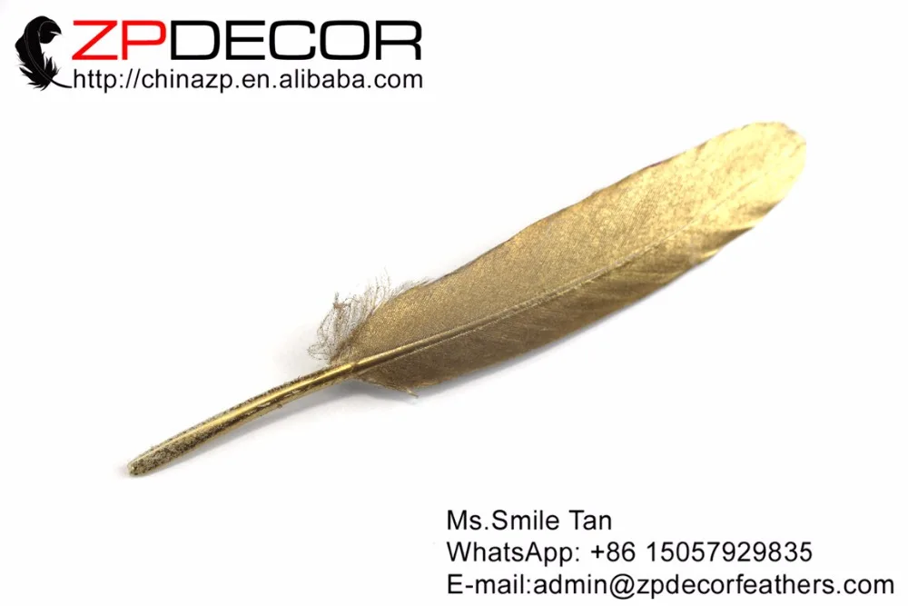 Zpdecoration 10 15 см (4 6 дюймов) 100 штук тщательно изготовленные золотые металлические