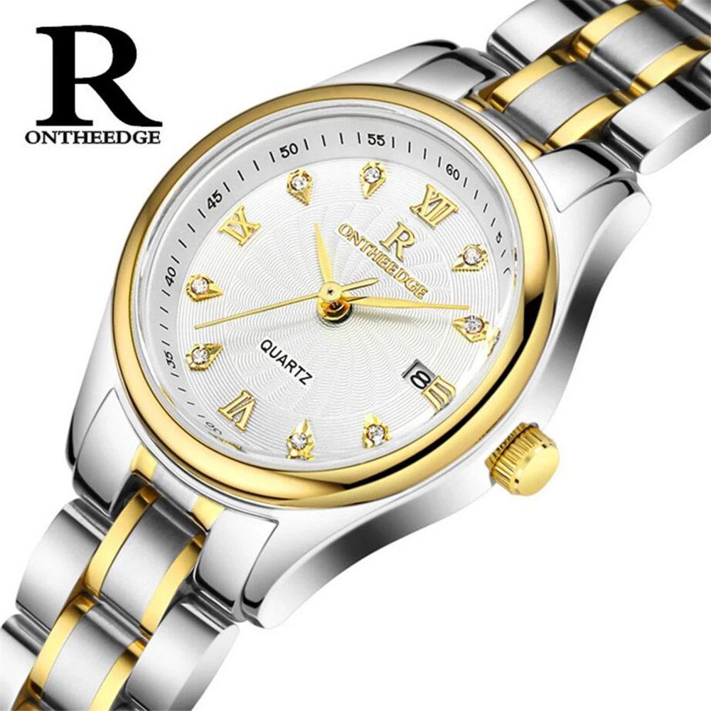 Top Brand Women Quartz Watches Fashion Exquisite Metal Stainless Steel Waterproof Ladies Dress Watch Relogio Feminino
