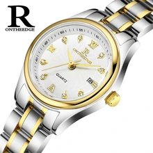 Top Marque Femmes Quartz Montres Mode Exquis Métal En Acier Inoxydable Étanche Dames Robe Montre Relogio Feminino 2017