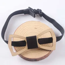 Ручной работы деревянный лук Галстуки бабочка галстуки для мужчин геометрические деревянные выдалбливают галстук-бабочка