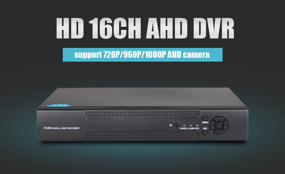 Yiispo домашнего наблюдения 16ch DVR HD AHD 1080n видеонаблюдения рекордер HDMI 1080 P 16