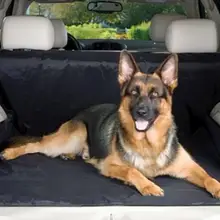 Черное заднее кресло собака матовое покрытие Водонепроницаемость пыли защита от грязи для внедорожника