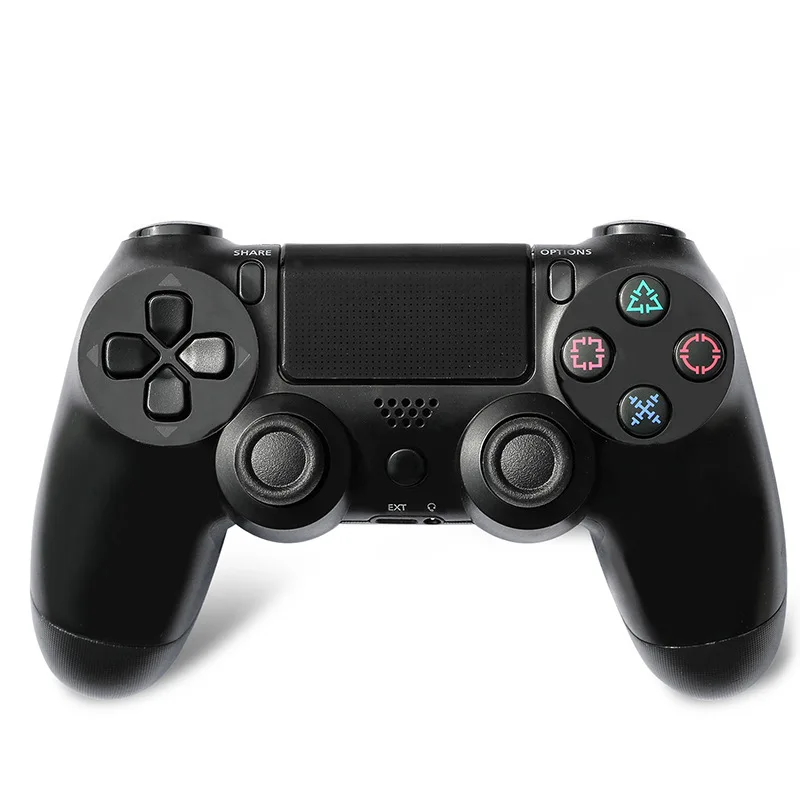 8 цветов проводной контроллер для PS4 Геймпад Play Station 4 джойстик консоль для PS3 Dualshock контроллер для SONY - Цвет: Black