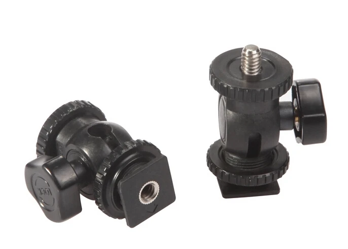 100pcs Neewer Mini Ball Head with Lock and Hot Shoe Adapter Camera Cradle