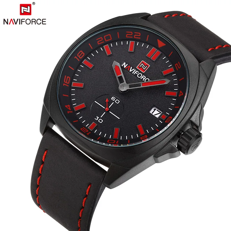 NAVIFORCE Original Luxury Brand Sports Watches Men Quartz Glowing Hands