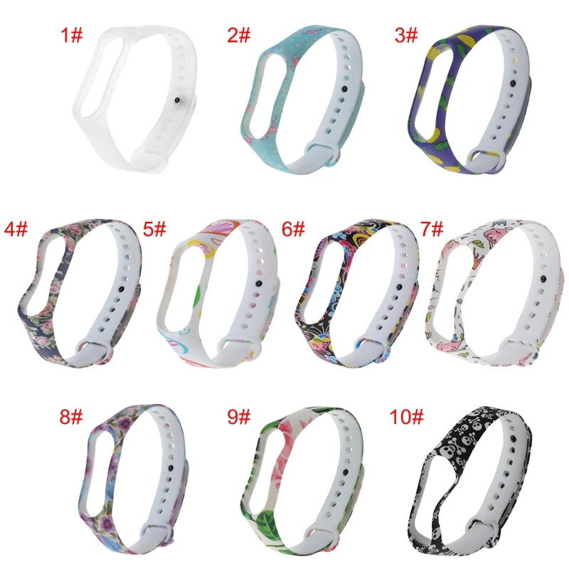 

25.5cm Replacement Silicone Wrist Strap Watch Band Protector Case For Xiaomi MI Band 3 Smart Bracelet