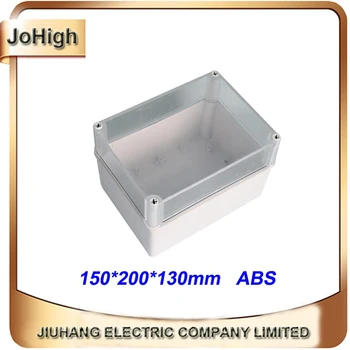 

Free Shipping Top Quality PVC Cover ABS body Transparent Cover IP66 Plastic Enclosures For PCB 150*200*130mm