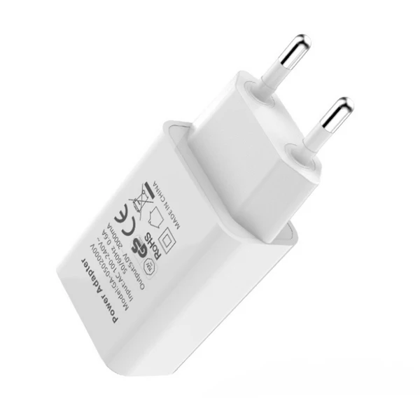 ACCEZZ USB Charger 5V 2A EU Plug For iphone iPad iPod Universal For Samsung Huawei Xiaomi Mobile Phone Wall USB Charger Adapter - Тип штекера: EU White