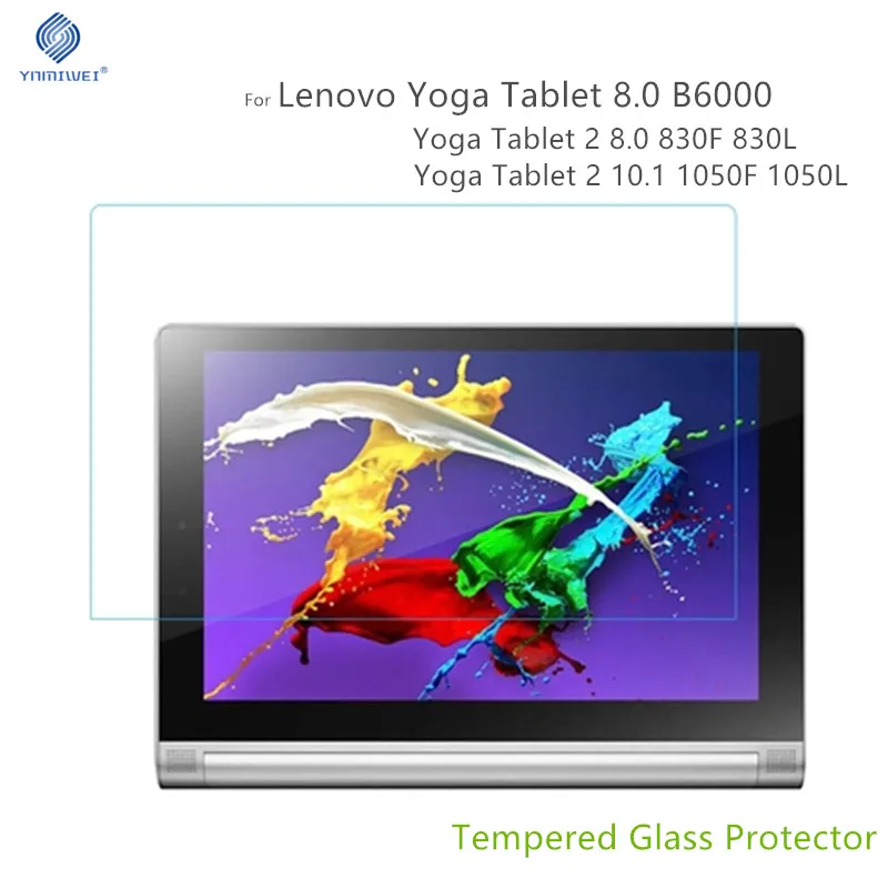 

For Lenovo Yoga B6000 Glass Screen protector For Lenovo YOGA Tablet 2 8.0 inch 830F 830L 1050F 1051F 1050L Tempered Glass Films