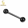 G23titan One Piece Free Shipping! G23 Titanium Straight Barbell Tongue Rings Body Piercing Jewelry SGS Certification ► Photo 3/6