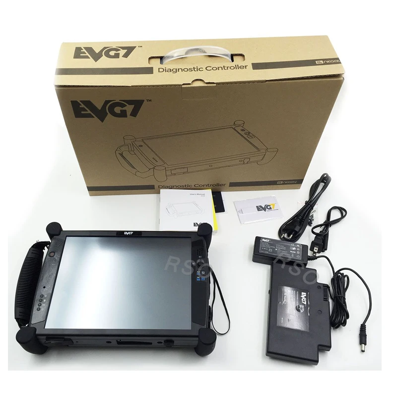  Chip completo MB Star C4 en nueva tableta EVG7 DDR4GB DL46 instalar C4 software V12.2019 HDD 500GB 